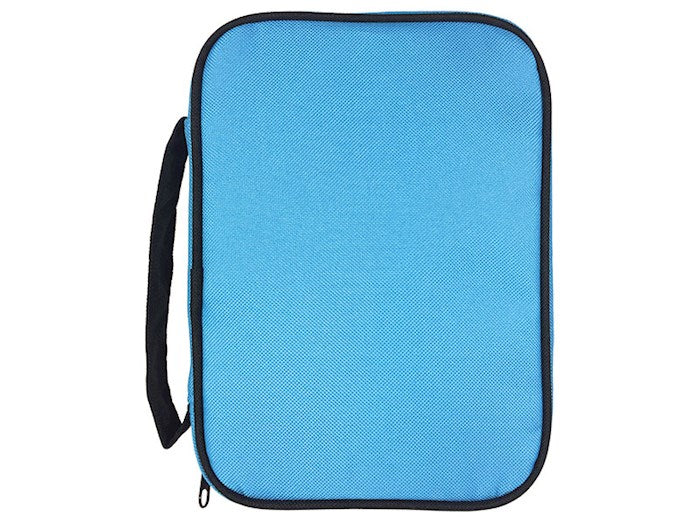 Bible Cover-Colorful-Light Blue/Black-MED