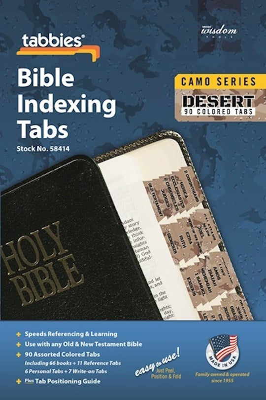 Bible Tab-Camo Series-Desert-Old &amp; New Testament