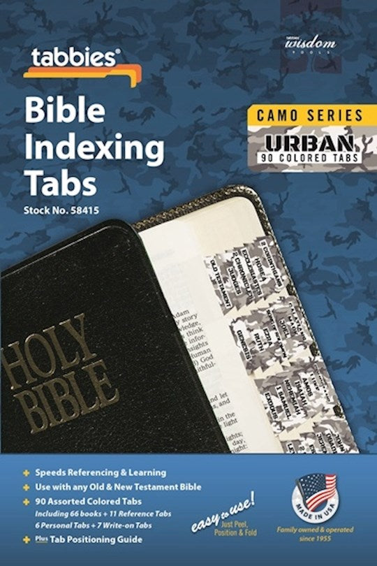 Bible Tab-Camo Series-Urban-Old &amp; New Testament