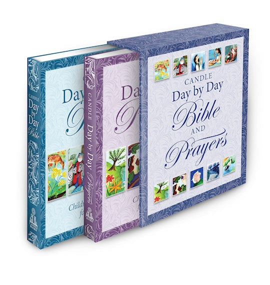Candle Day By Day Bible And Prayers Gift Set