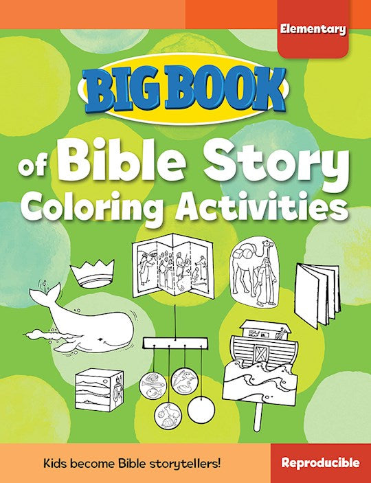 Big Book Of Bible Story Coloring Activities For Elementary Kids