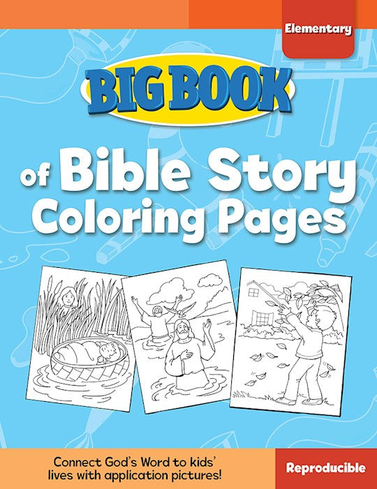 Big Book Of Bible Story Coloring Pages For Elementary Kids