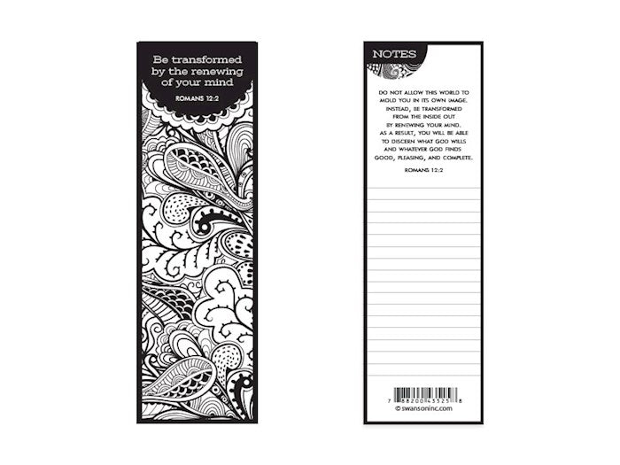 Bookmark-Be Transformed (Color Me!) (Pack Of 25)
