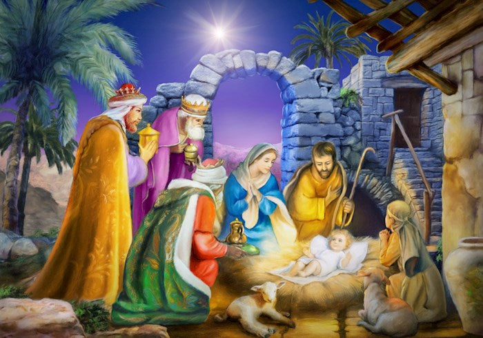 Calendar-Advent: Joyous Night (8.25 x 11.75)-Medium