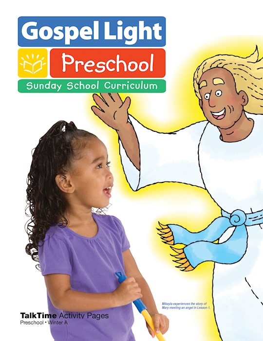 Gospel Light Winter 2023-2024: Preschool Talktime Activity Pages (Ages 2-3)-Year A (