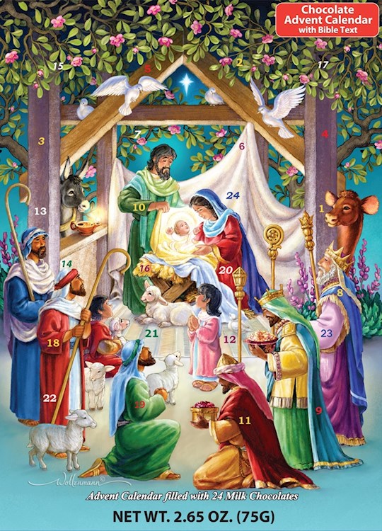 Chocolate Calendar-Advent: Alleluia (10 x 13.75)