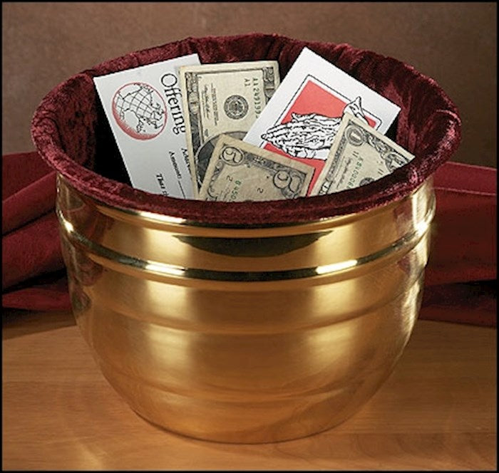 Offering Bag/Pot-Large Capacity-Burgundy