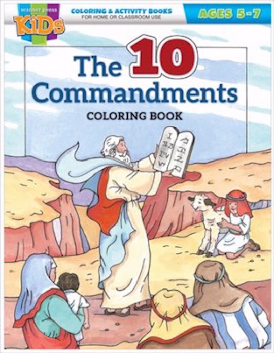 The Ten Commandments Coloring &amp; Activity Book (Ages 5-7)