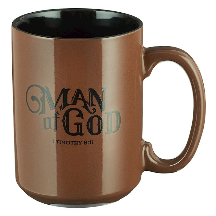 Mug-Man Of God (1 Timothy 6:11)-Coffee (MUG524)