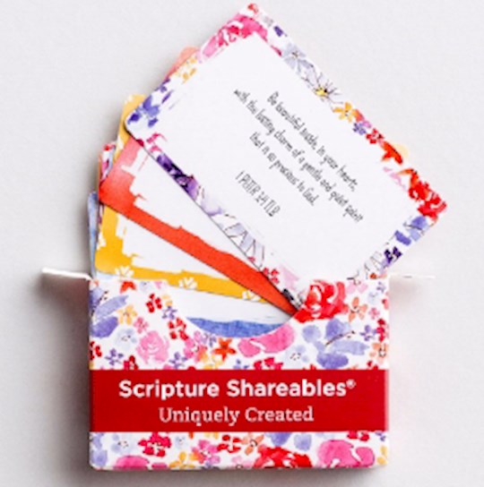 Scripture Shareables-32 Cards w/Carrying Case-Uniquely Created