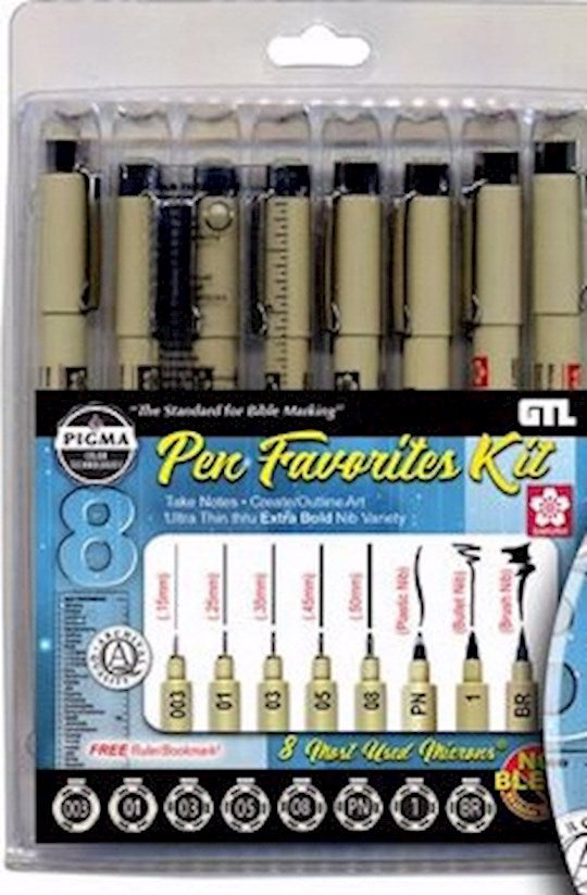 Pen-Pigma Micron Favorites Kit 