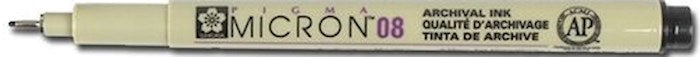 Pen-Pigma Micron (08) MED Point Bible Note Pen-Black