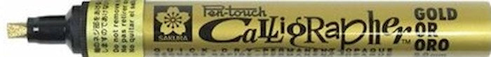 Pen-Touch Calligrapher (5 Mm) MED-Gold