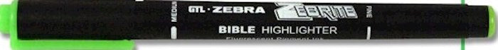 Highlighter-Zebrite Double-Ended-Green (Bx/12)