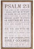 Framed Art-Psalm 23 (15.75&quot; x 24.25&quot;)