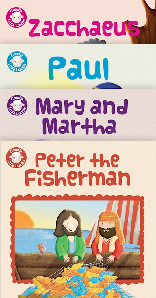 Candle Little Lambs Library: Friends Of Jesus (4 Books)