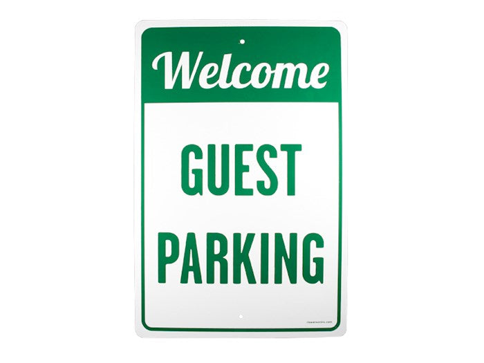 Sign-Welcome/Guest Parking
