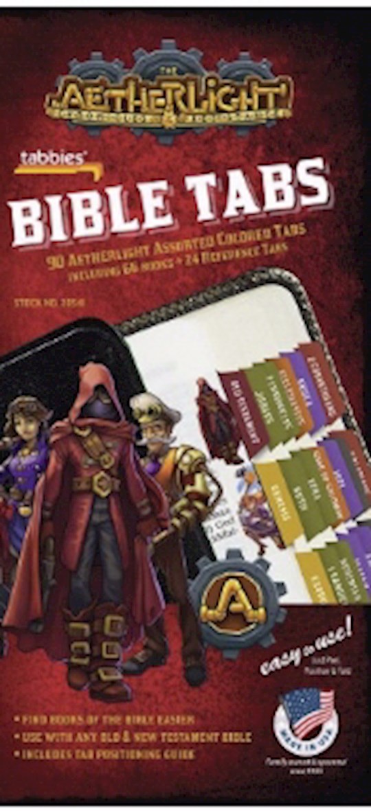 Bible Tab-Aetherlight-Old &amp; New Testament-Assorted Colors