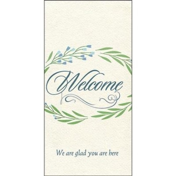 Guest Card-Welcome: We Are Glad You Are Here (Pack Of 50)