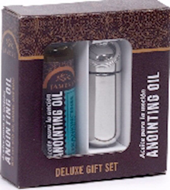 Anointing Oil Holder-Silver (Box Gift Set)