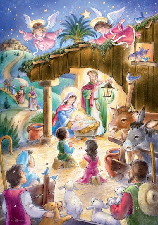 Spanish-Calendar-Advent: Oh Noche Divina (8.25 x 11.75)-Medium