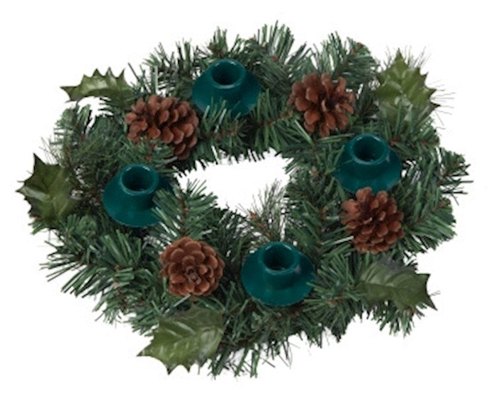 Advent Wreath-Holiday Traditions (11" Diameter)