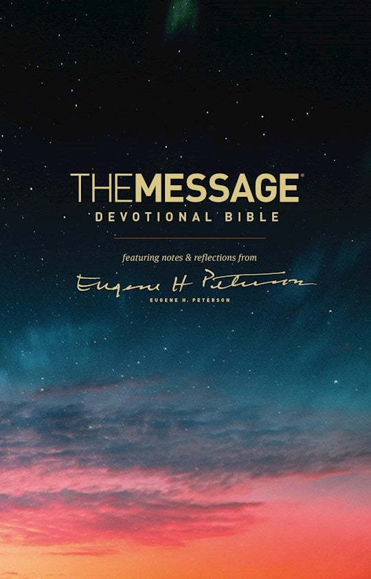 The Message Devotional Bible-Softcover