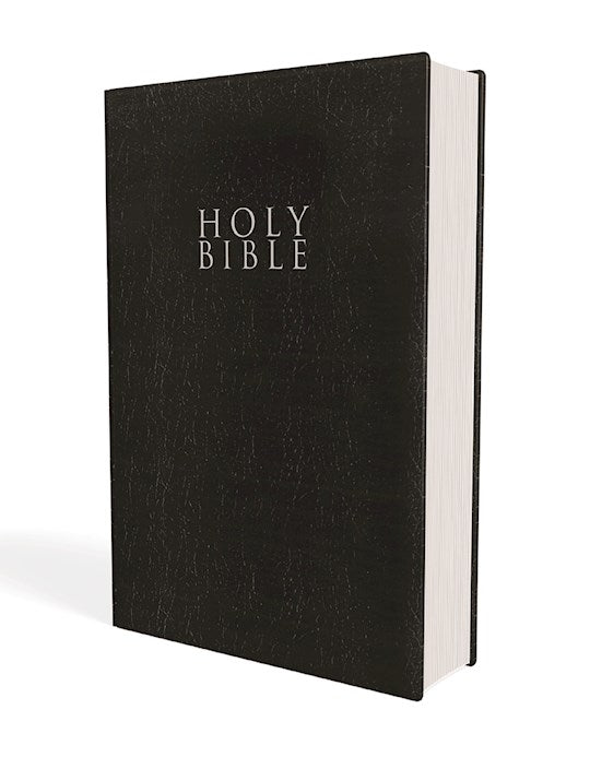 NIV Gift &amp; Award Bible (Comfort Print)-Black Leather-Look