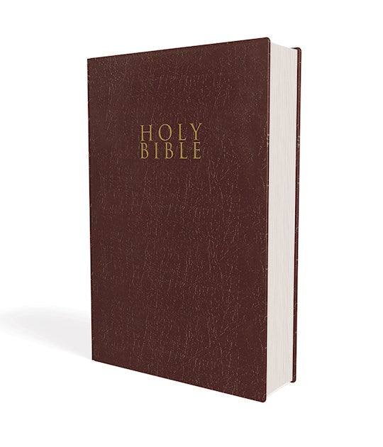 NIV Gift &amp; Award Bible (Comfort Print)-Burgundy Leather-Look