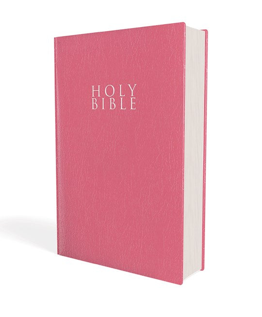 NIV Gift &amp; Award Bible (Comfort Print)-Pink Leather-Look