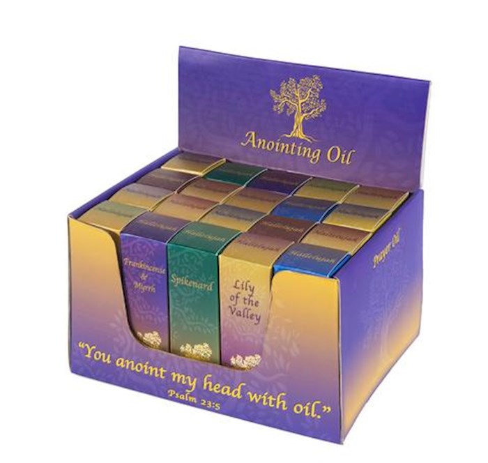 Anointing Oil-Assortment Display (2 Each Of 10 Different) (