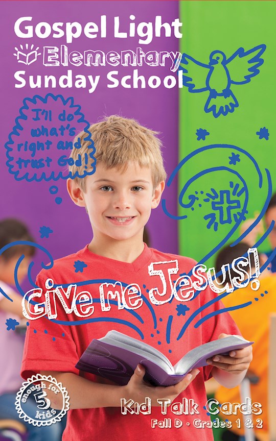 Gospel Light Fall 2026: Elementary Kid Talk Cards (Grades 1 &amp; 2)-Year D