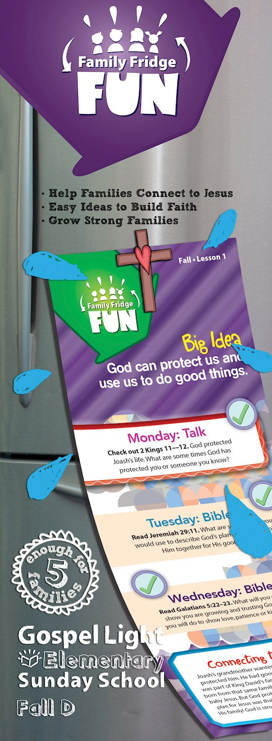 Gospel Light Fall 2026: Elementary Fridge Fun (Take-Home) (Grades 1-4)-Year D
