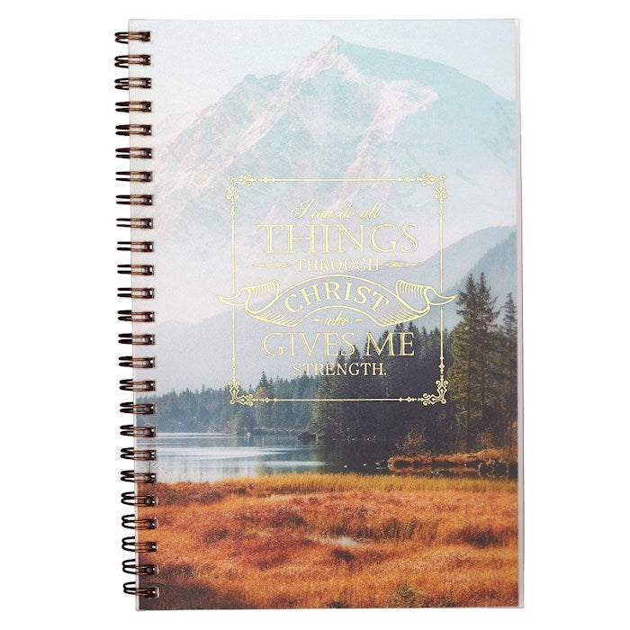 Notebook-Wirebound-All Things Through Christ
