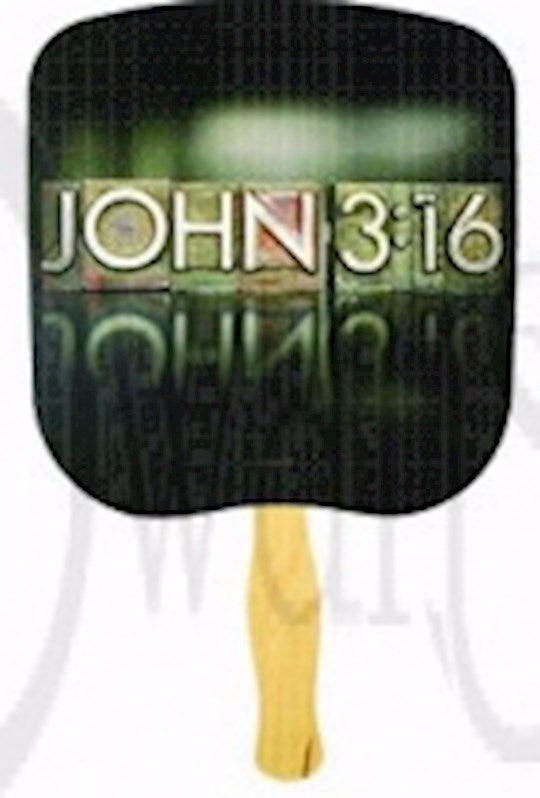 Hand Fan-John 3:16 (Pack of 50)