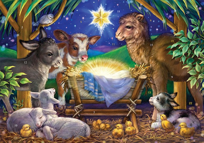 Calendar-Advent: A Child Is Born (8.25 x 11.75)-Medium