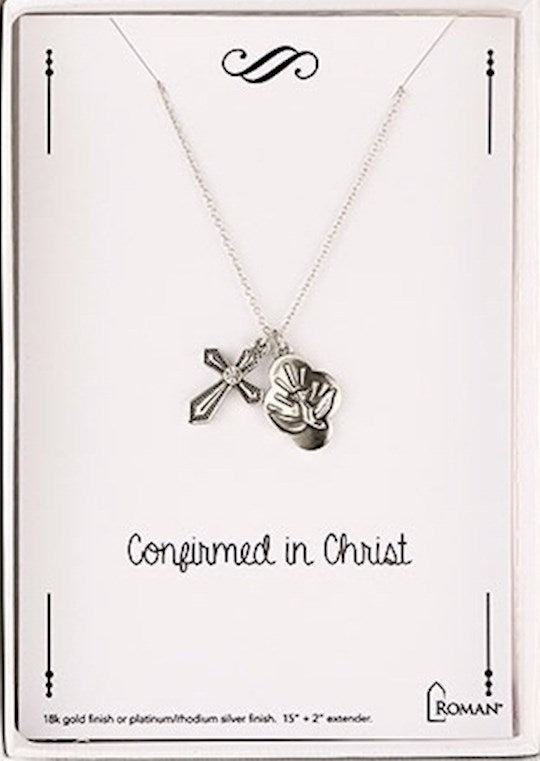 Necklace-Confirmation-Silver (15&quot;) (Carded)