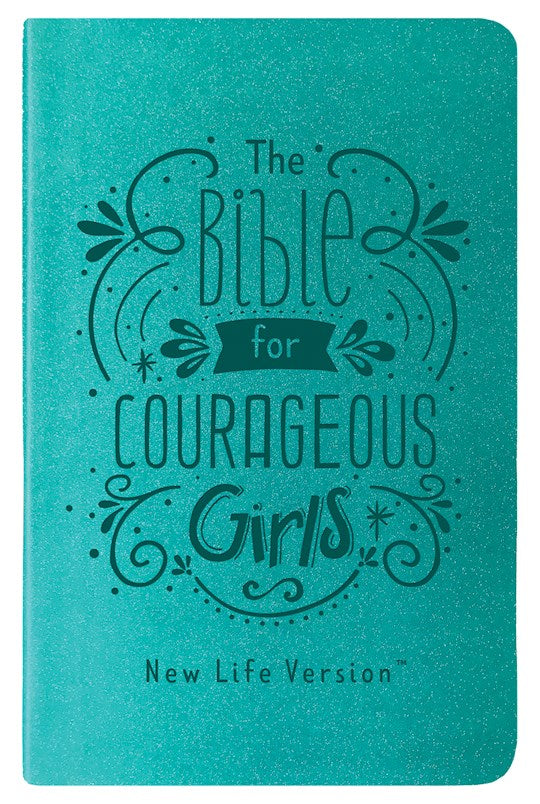 NLV The Bible For Courageous Girls-Teal DiCarta