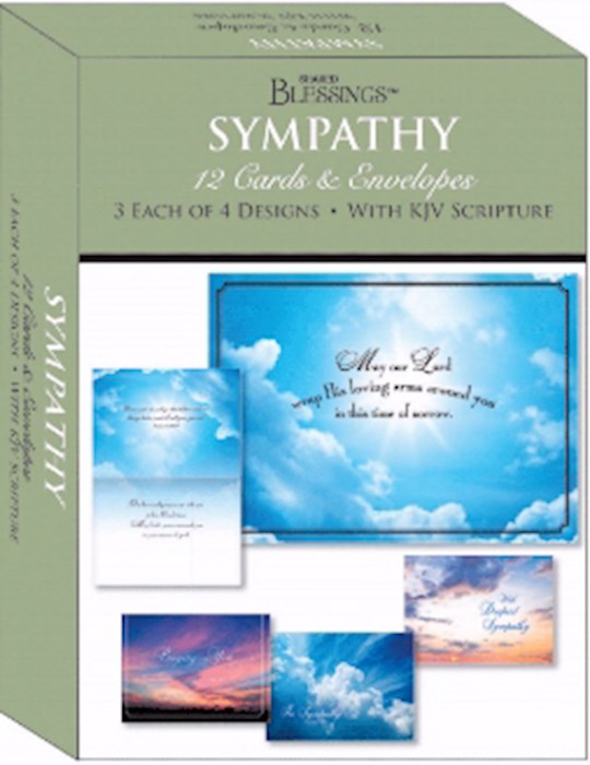 Boxed Card-Sympathy: Clouds In The Sky (Shared Blessings) (Box Of 12)