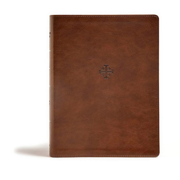 CSB Life Connections Study Bible-Brown LeatherTouch Indexed