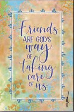 Plaque-Whispers Of The Heart-Friends Are God&