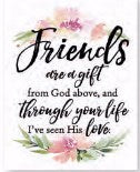 Magnet-Woodland Grace-Friends Are A Gift (3&quot; x 4&quot;)