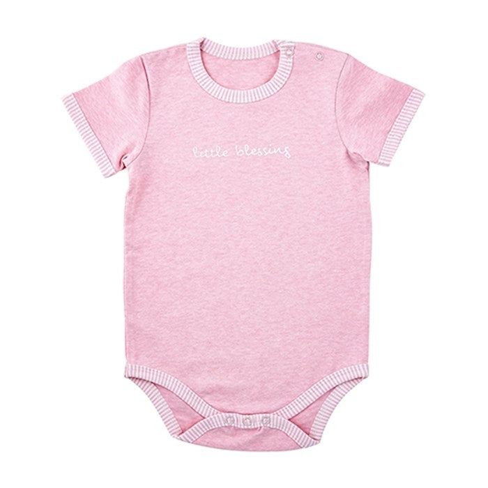 Snapshirt-Cream/Pink-Little Blessing (0-3 Months)
