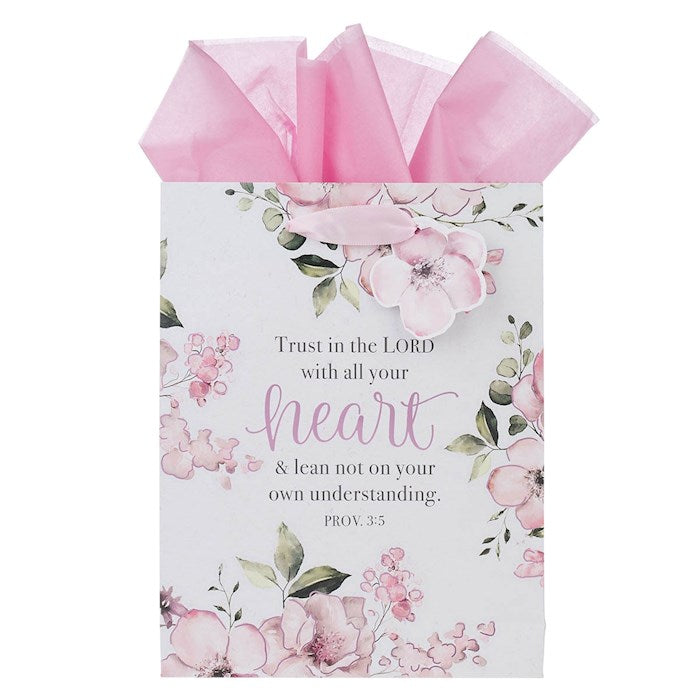 Gift Bag-Trust In The Lord w/Tag &amp; Tissue-Medium