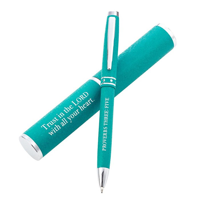 Pen-Trust In The Lord-Blue w/Case