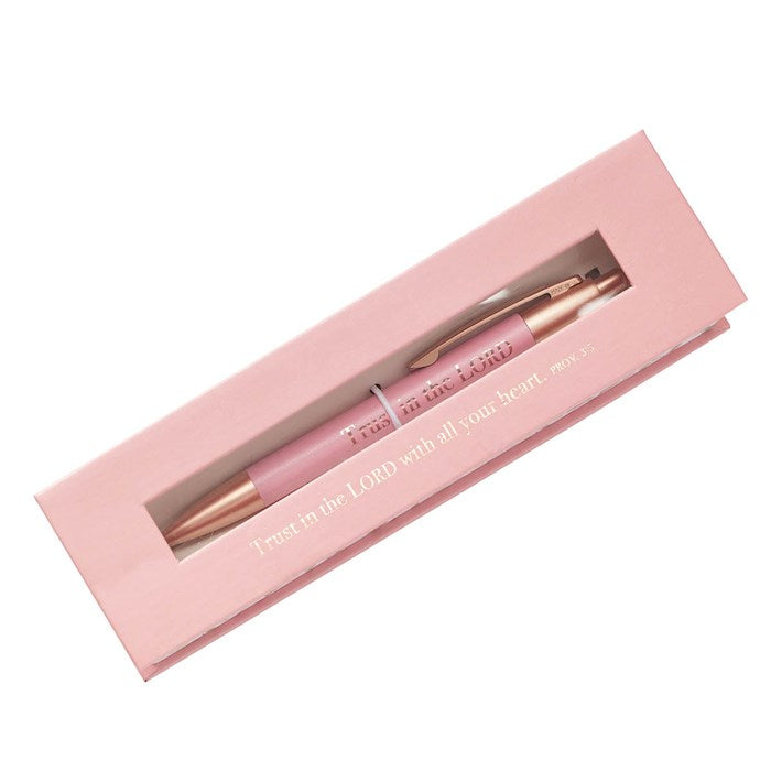 Pen-Classic-Pink/Trust In The Lord w/Gift Box