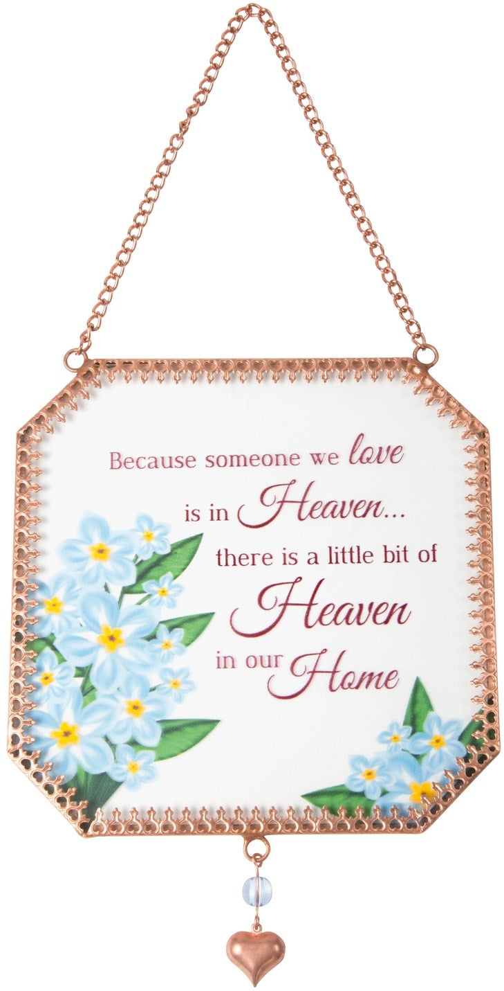 Suncatcher-Heaven In Our Home-Painted Glass