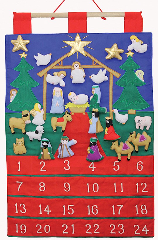 Calendar-Advent: Tidings Of Joy (16 x 25)-Fabric