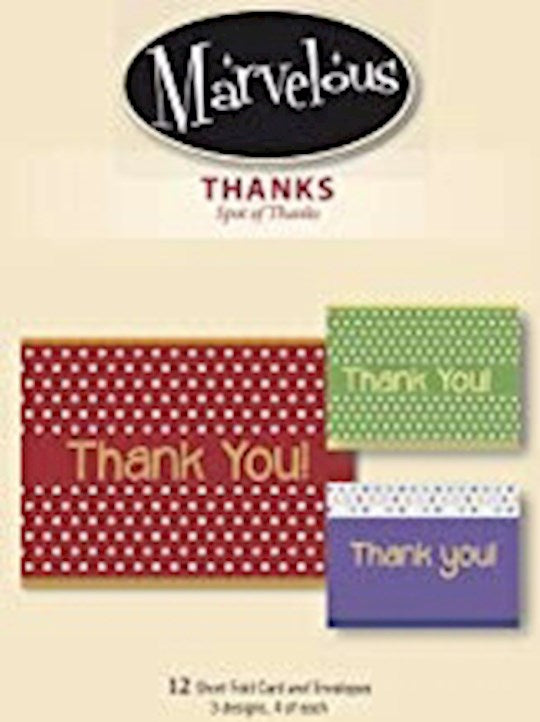 Boxed Card-Thanks-New Marvelous 