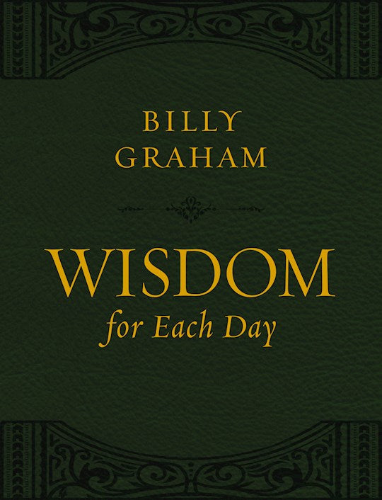 Wisdom For Each Day (Large Text)-Leathersoft